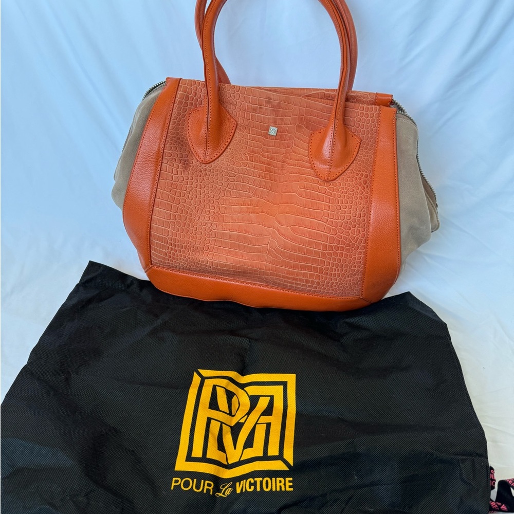 Pour la Victoire Large Satchel Handbag